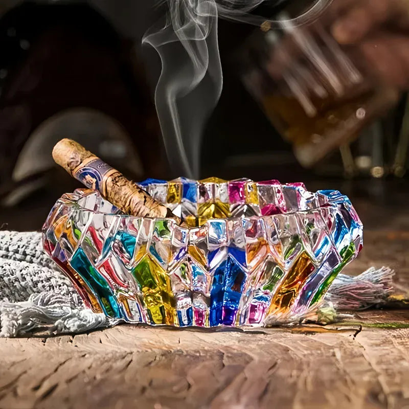 Cendrier de table en verre <br> Elisa 1pcs color B12505A