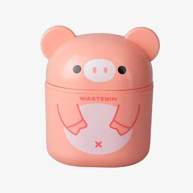 Mini poubelle de table animaux Carino | Poubellisima Rose