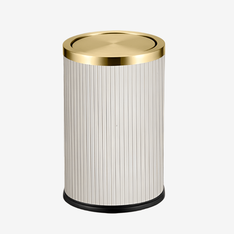 Petite poubelle moderne Tina | Poubellisima Blanc / 9L