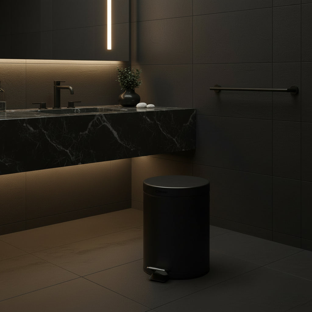 Poubelle 5L noir Scura | Poubellisima Noir / 5L