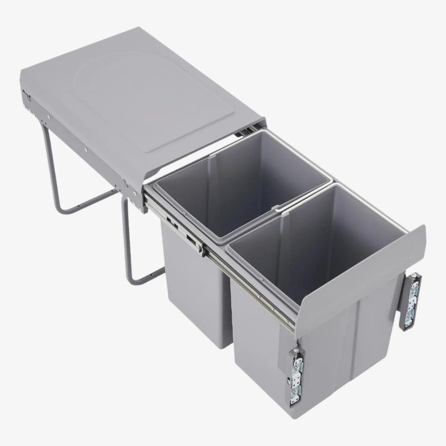 Poubelle coulissante double Rotola | Poubellissima 40L