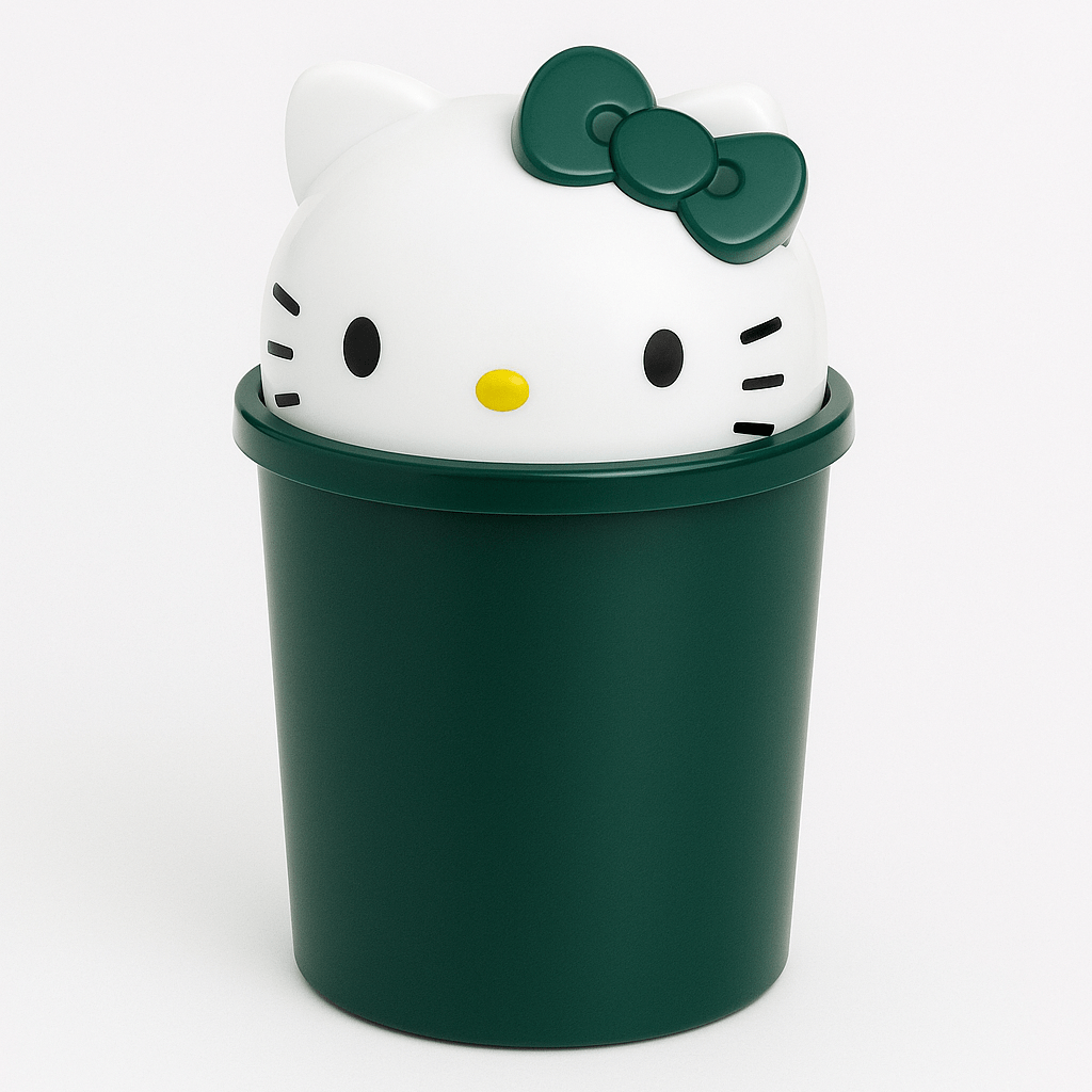 Poubelle de chambre Gatta | Poubellisima Vert / 8L