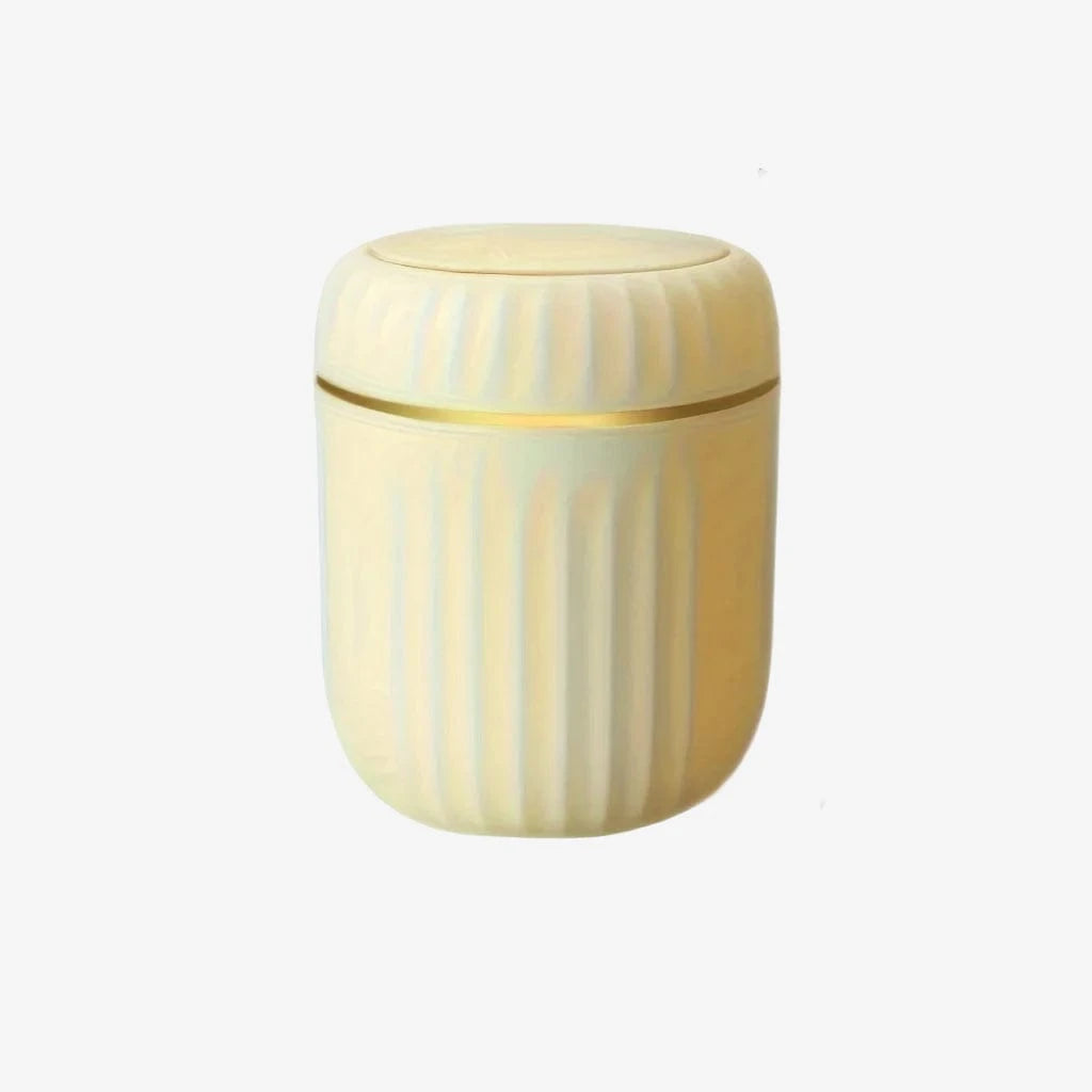 Poubelle de table avec couvercle Solena | Poubellisima Jaune