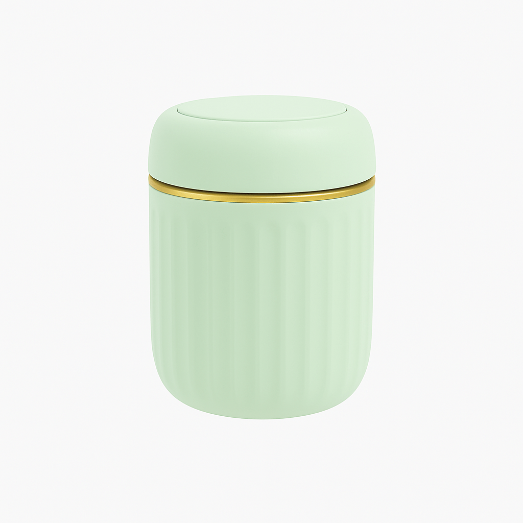 Poubelle de table avec couvercle Solena | Poubellisima Vert