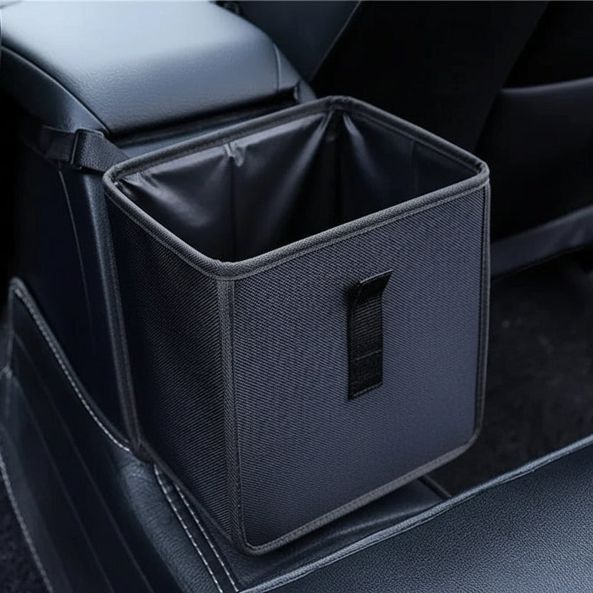 Poubelle de voiture en tissu Sveva | Poubellisima Noir