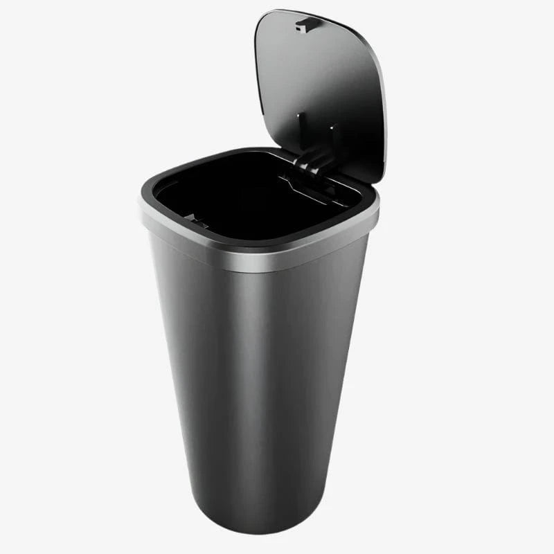 Poubelle de voiture porte-gobelet Aduo | Poubellisima Noir