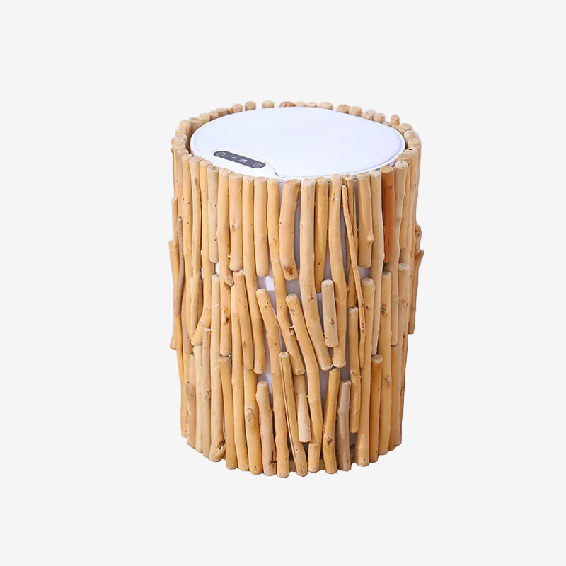 Poubelle décor bois Bali | Poubellissima 14L