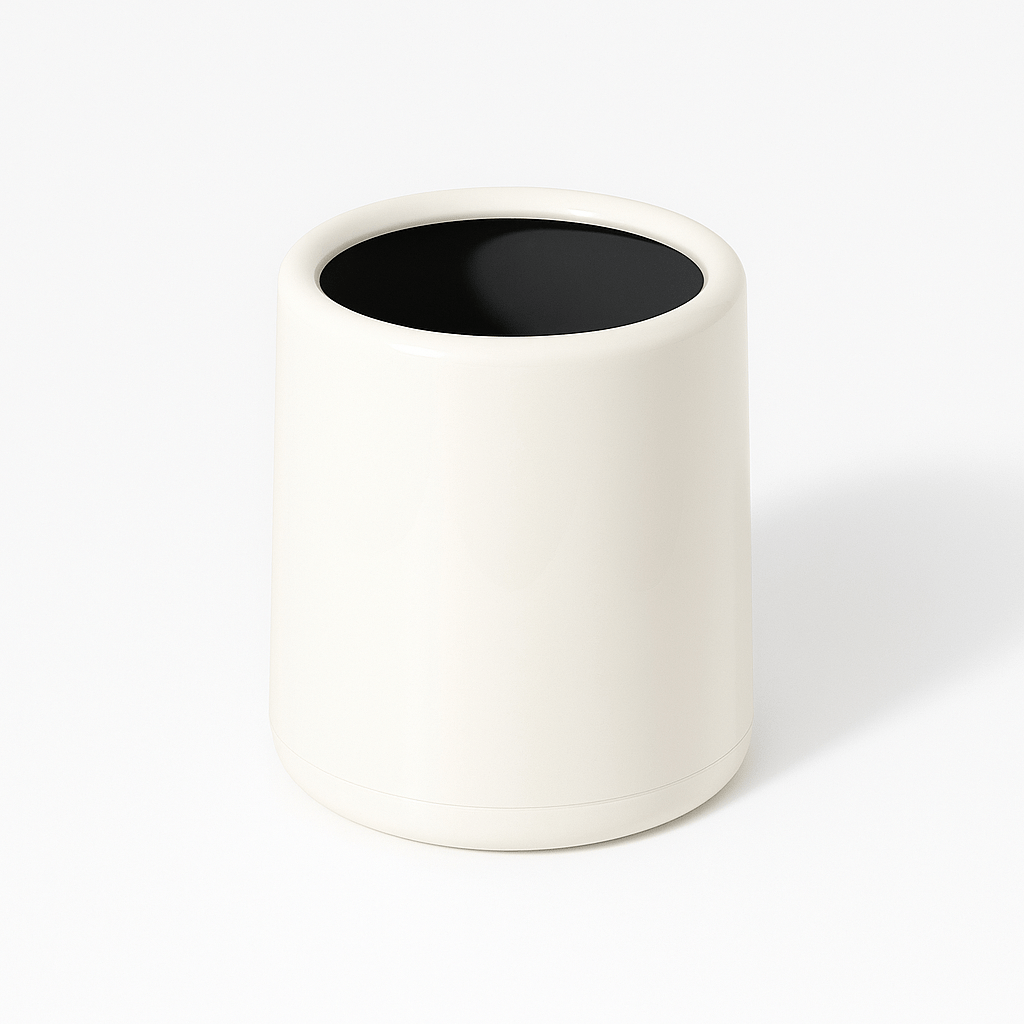 Poubelle design Pastello Aperta | Poubellisima Crème / 10L