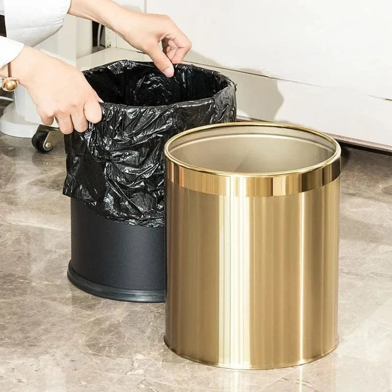 Poubelle dorée Sola | Poubellissima Or