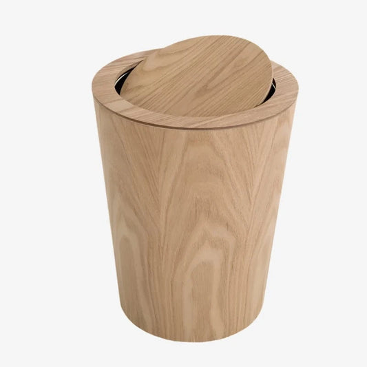 Poubelle en bois avec couvercle Decio| Poubellisima Bois clair / 9L