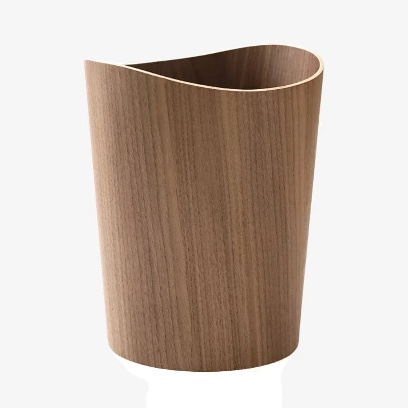 Poubelle en bois Creativa | Poubellisima Bois foncé
