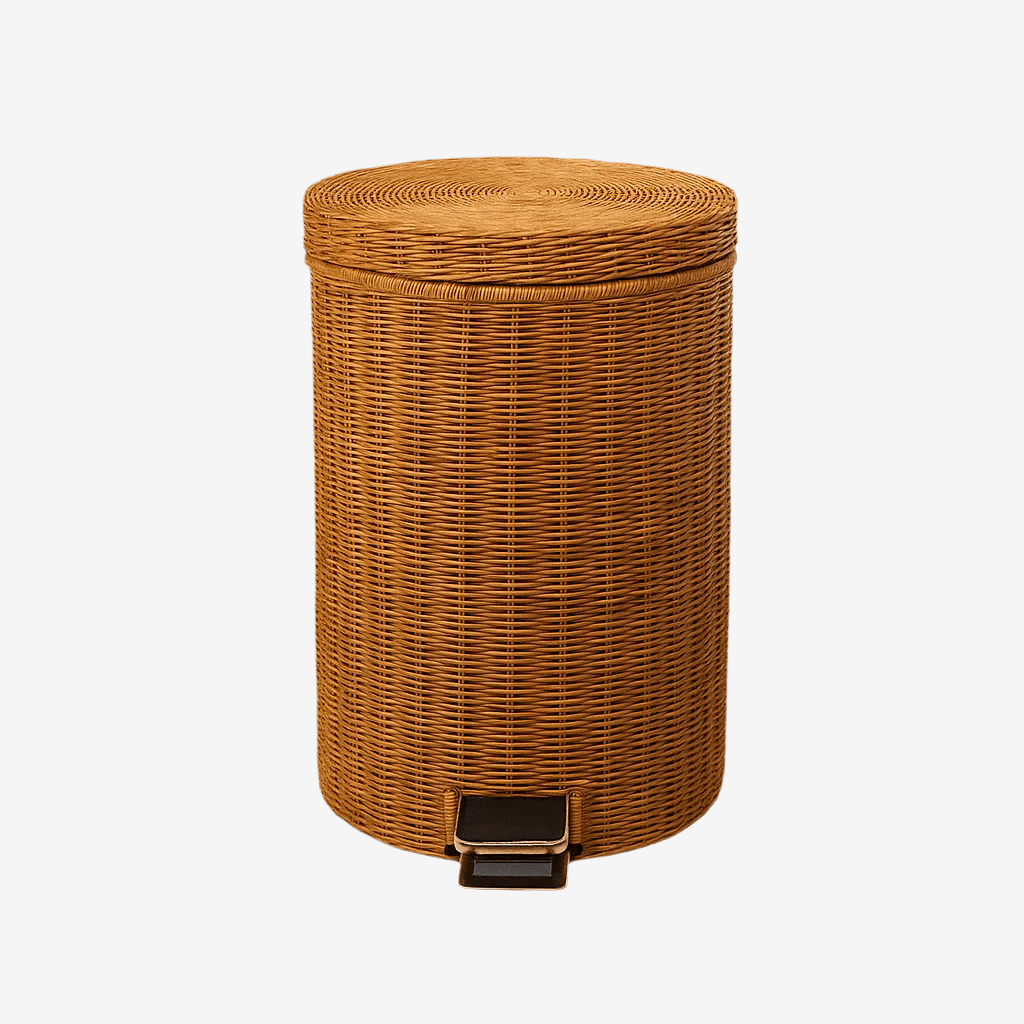 Poubelle en rotin Artigianale | Poubellisima Brin clair / 5L