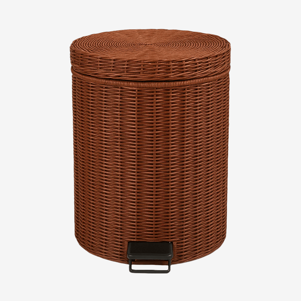 Poubelle en rotin Artigianale | Poubellisima Marron / 5L