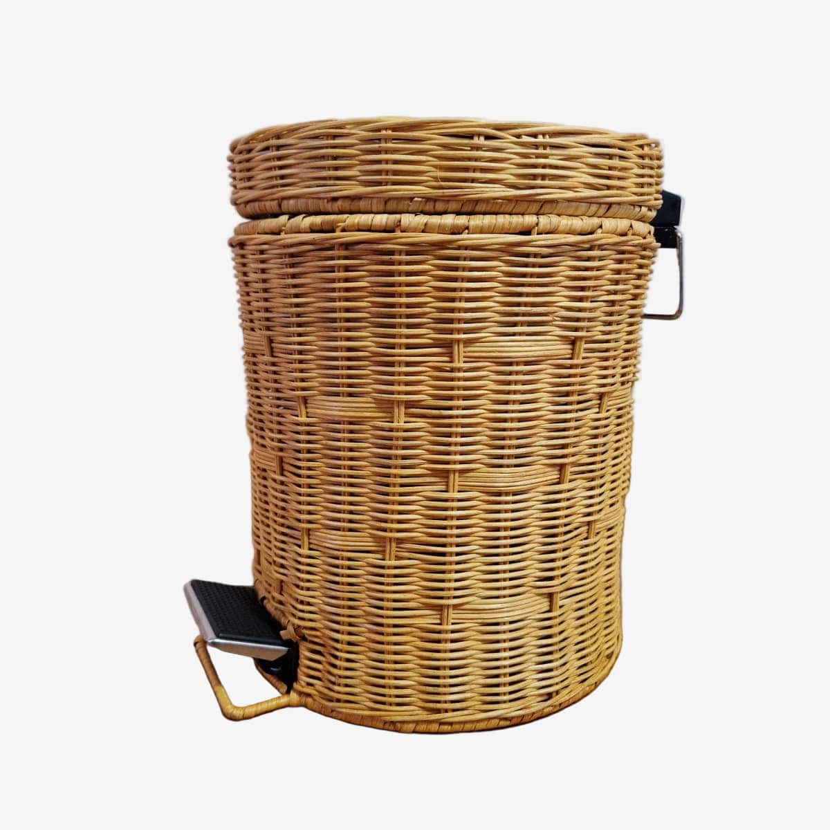 Poubelle en rotin Artigianale | Poubellissima