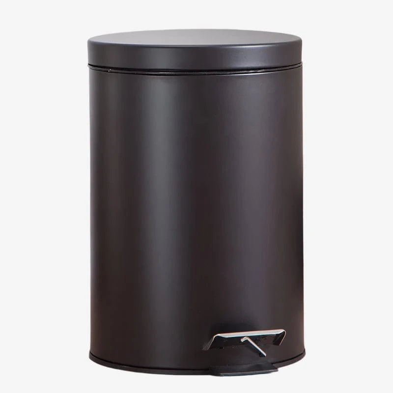 Poubelle metal noir Remo | Poubellisima Noir / 8L