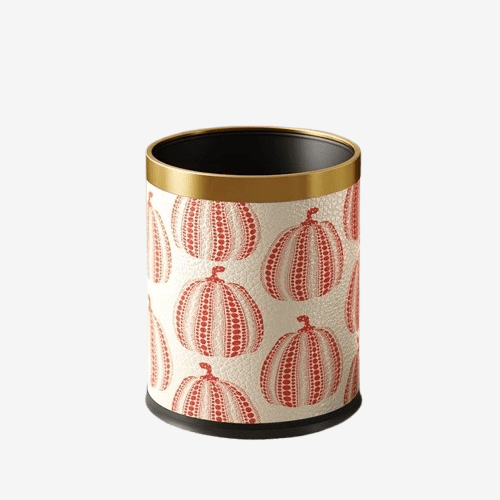 Poubelle metal Zucca | Poubellisima Blanc/Or / 10L