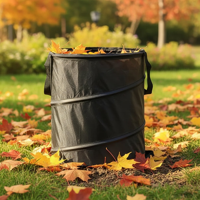 Poubelle pour jardin <br> Foglio black / 37L