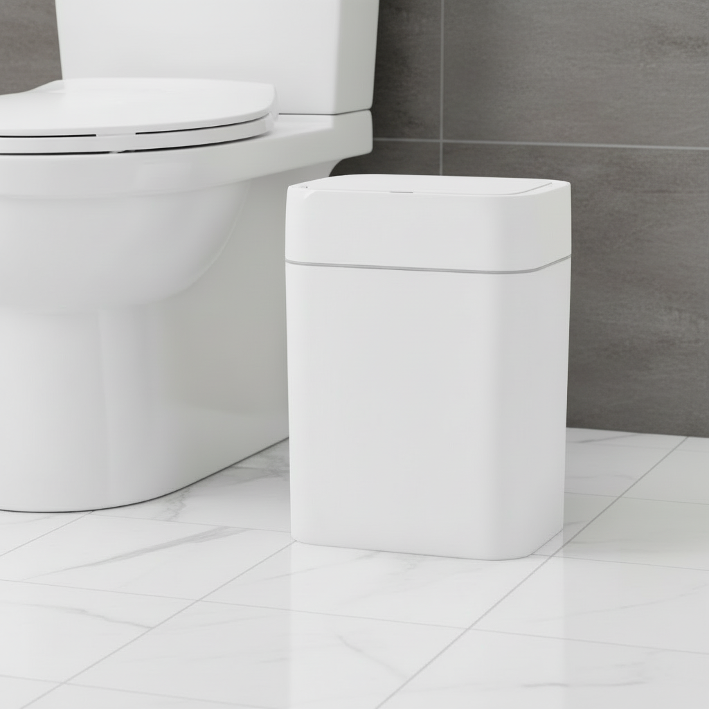 Poubelle salle de bain 16L Igienico | Poubellisima Blanc / 16L