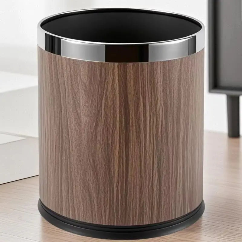 Poubelle cylindrique 10L Navla| marron Poubellissima