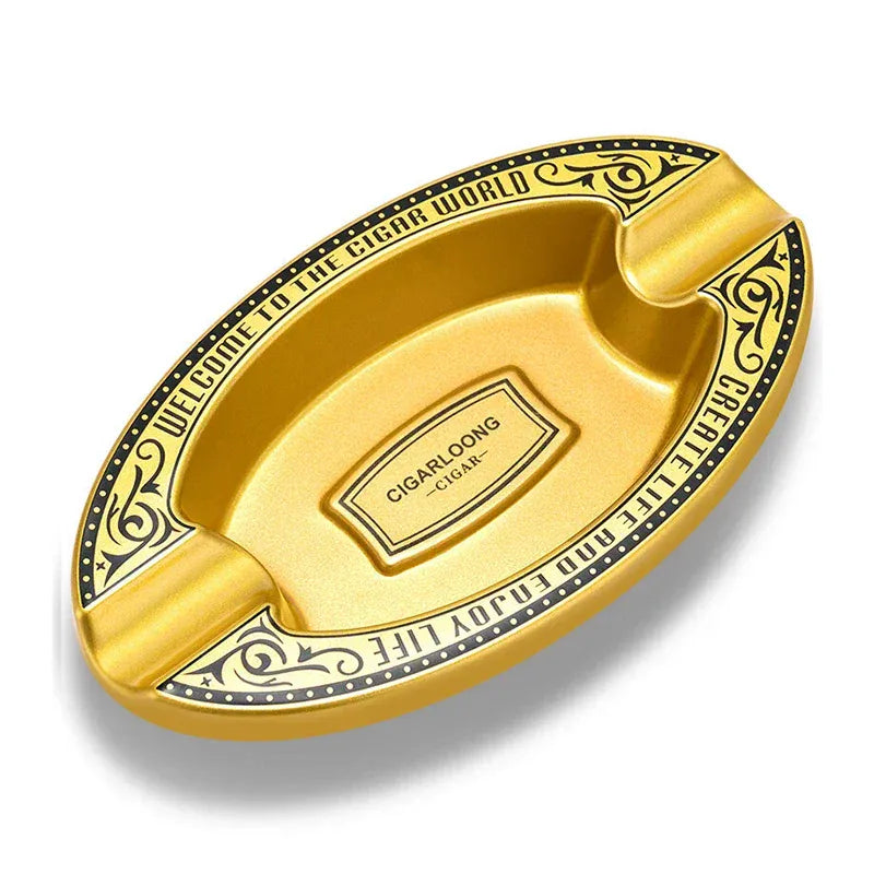 Cendrier à cigare <br> Binome Pear Gold