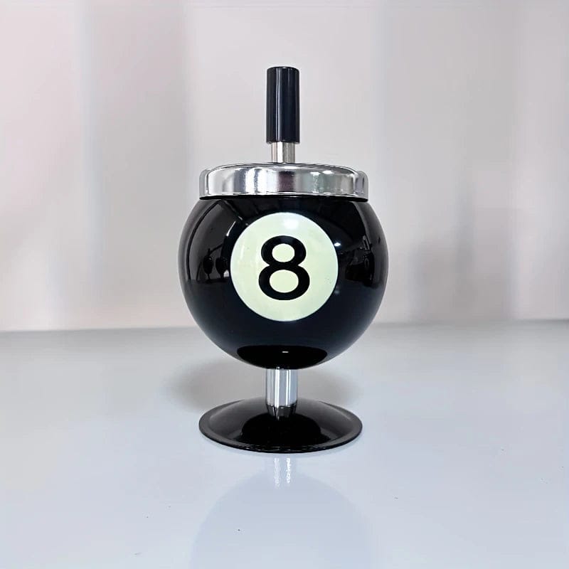 Cendrier billard avec couvercle Belo Noir