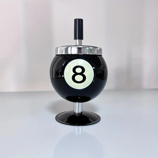 Cendrier billard avec couvercle Belo Noir