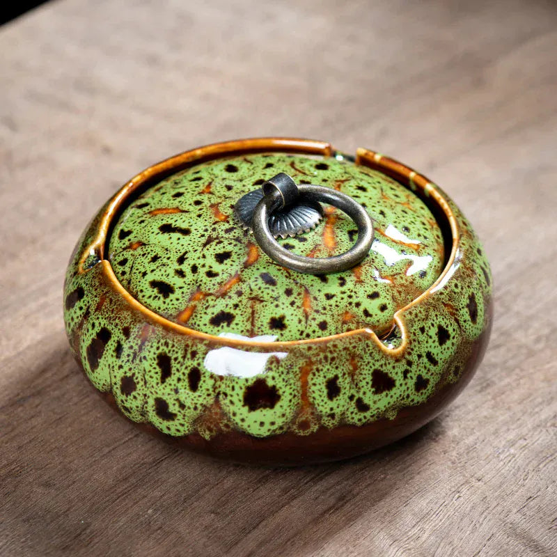 Cendrier cÃ©ramique Ã  couvercle <br> Parna A3