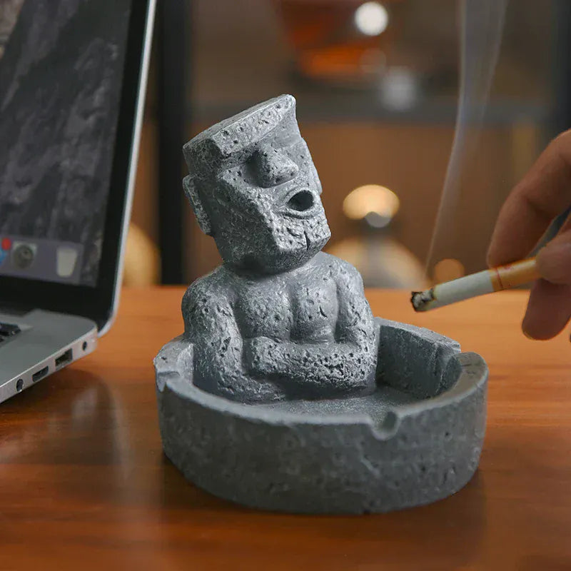 Cendrier créatif figurine Totla Gris