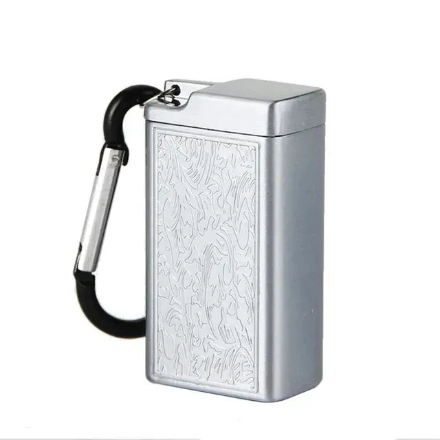 Cendrier de poche gravé Alita Argent