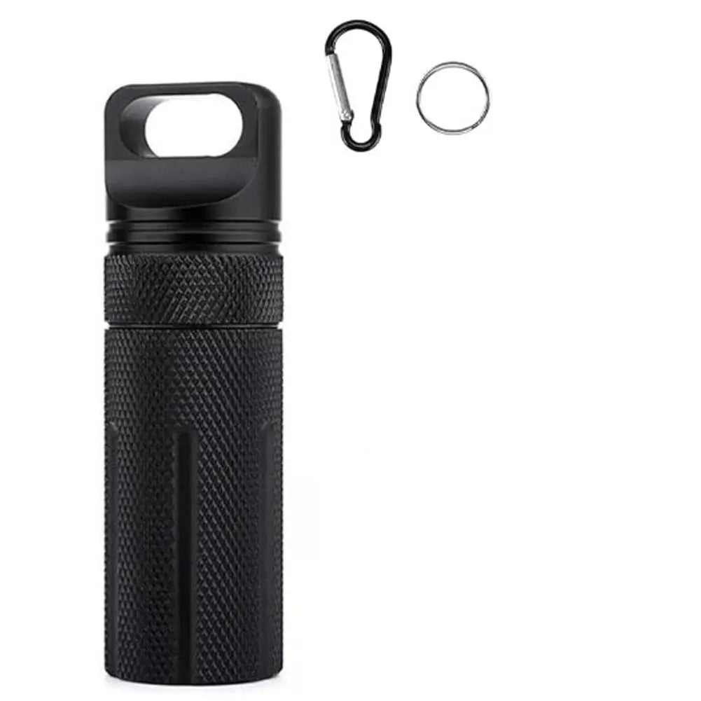 Cendrier de poche métallique Torta Noir