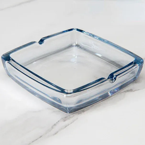 Cendrier de table en cristal Desire Bleu