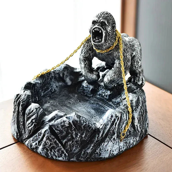 Cendrier décoratif original Gori | Poubellissima Assis Gris