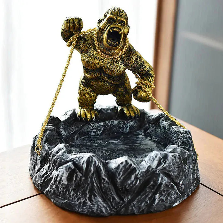 Cendrier décoratif original Gori | Poubellissima Debout Or