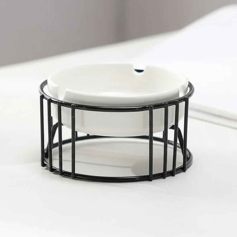 Cendrier design nordique Dario Noir