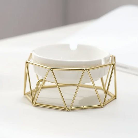 Cendrier design nordique Nicea Or