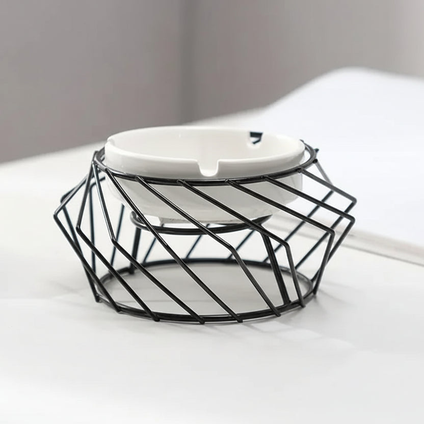 Cendrier design nordique Svala Noir