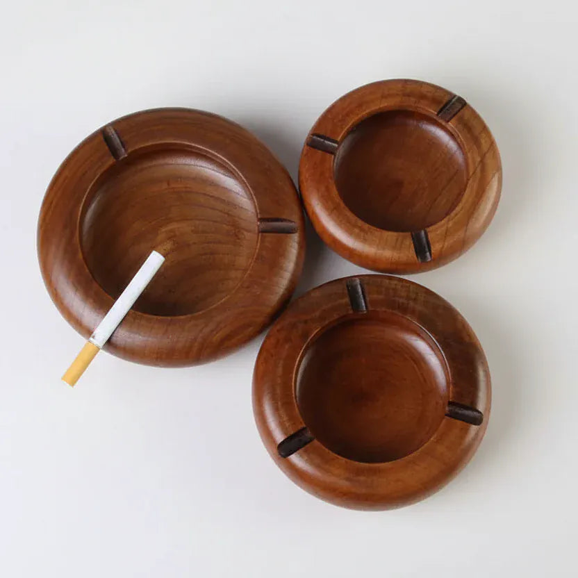 Cendrier en bois retro Pana | Poubellissima