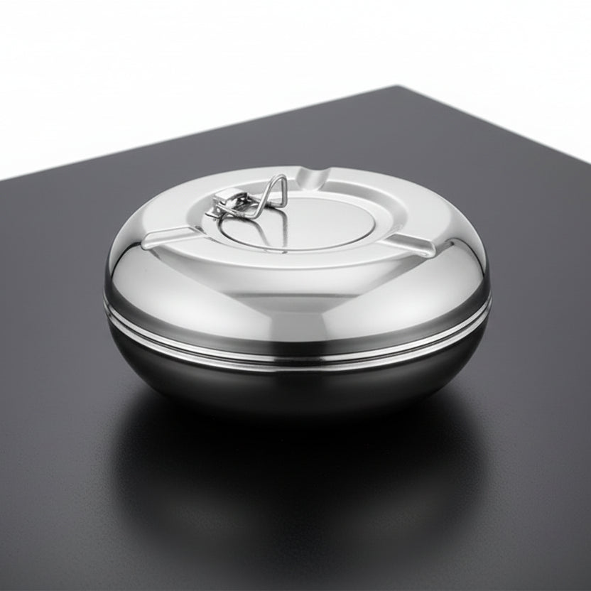 Cendrier inox design <br> Cina