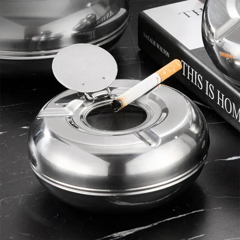 Cendrier inox design <br> Cina