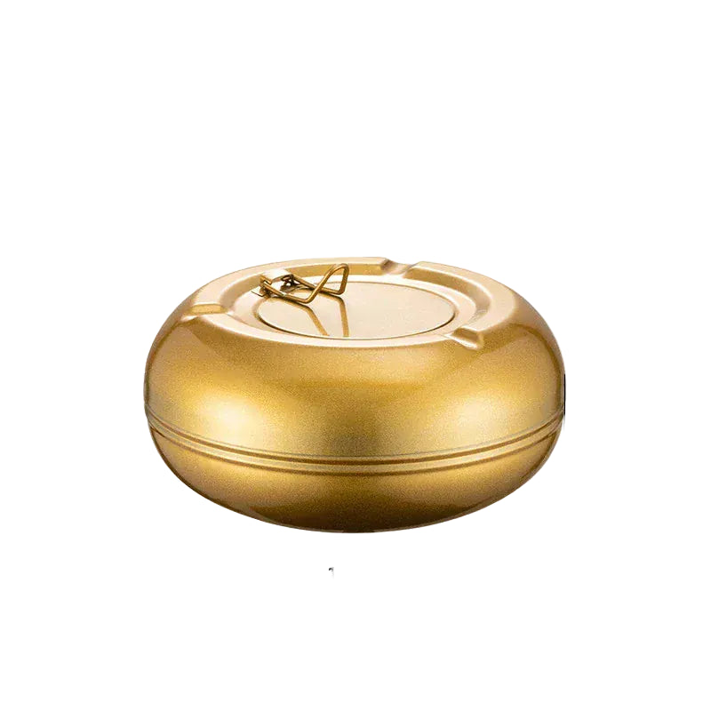 Cendrier inox design <br> Cina Or