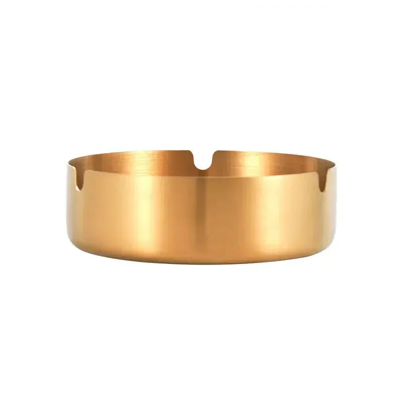 Cendrier inox Trela 14cm Or