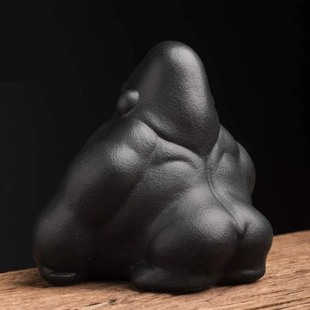 Cendrier original gorille Zila | Poubellissima Noir