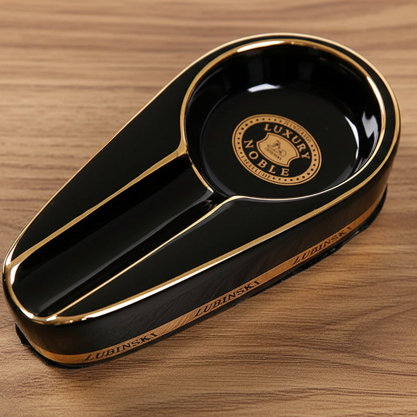 Cigar Gadgets Home Cigar Ashtray Portable Ceramic Cigars Ash Tray Tobacco Cigarette Ashtrays Holder YHG-B / CHINA