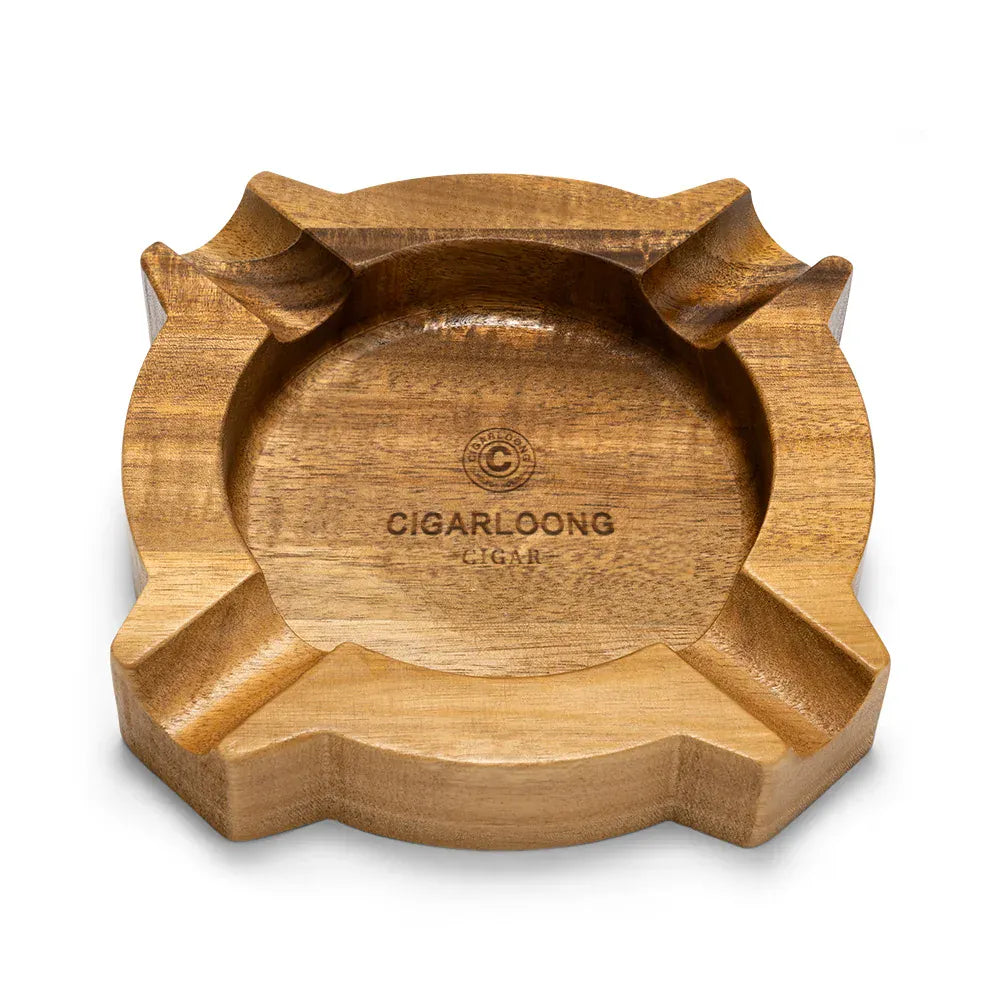 New Solid Wood Cigar Ashtray Multiple Grooves Home Portable Cigarette Extinguisher Cigar Holder Decorations CLG-23HX1 wood ashtray