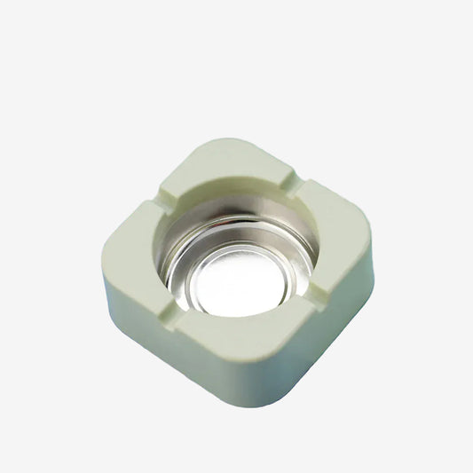 Petit cendrier moderne <br> Gian square green