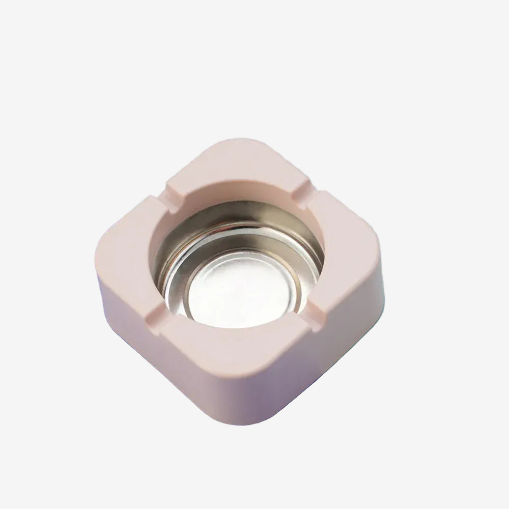 Petit cendrier moderne <br> Gian square pink