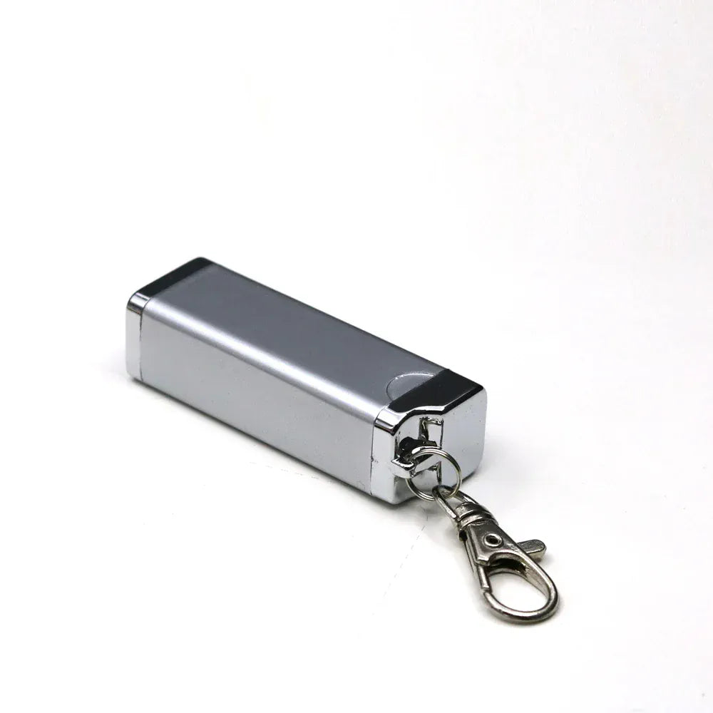 Pocket Portable Ashtray Mini Key Chain Ashtray Metal Ashtray Outdoor Ashtray Pocket Ashtray Portable Ash Tray Pocket Gadget Silver