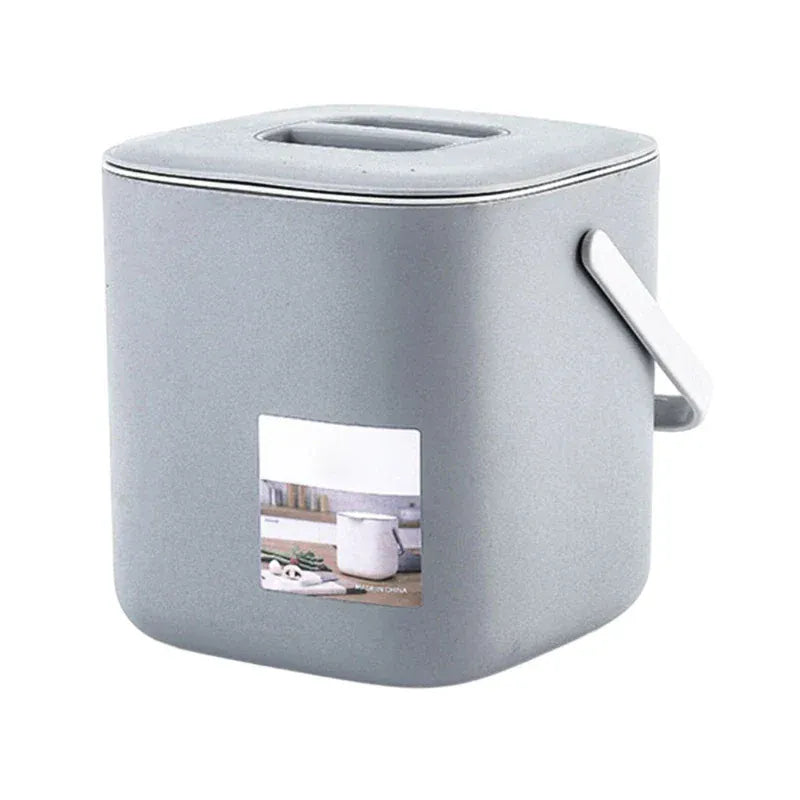 Poubelle à compost cuisine Sineli Gris / 4L