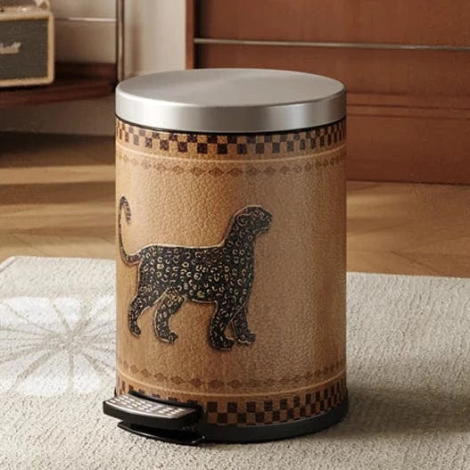 Poubelle à pédale design Terra | Poubellissima Marron / 14L