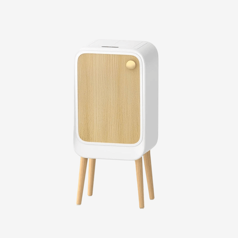 Poubelle à pied design Alexa | Poubellissima Blanc / 20L